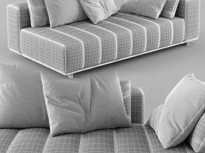 Daybed element sofa 3D model