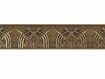 Moorish molding 3D model