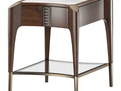 caracole side coffee table 3D model