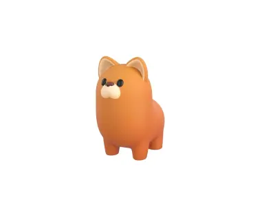 Dog Character 3D model
