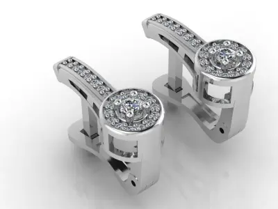 Mini Set Ring Pendant Earrings STL 3DM Womens Jewelry 3D print model