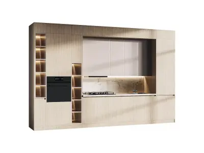 Modern kitchen 07 3D model