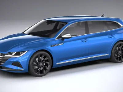 Volkswagen Arteon Shooting Brake Elegance 2021 3D model