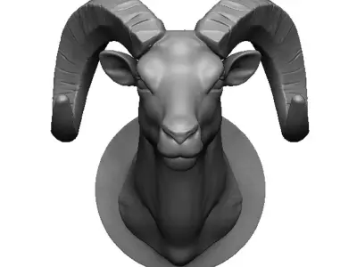 ram head 3D print model