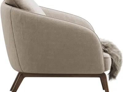 Domo Armchair 3D model