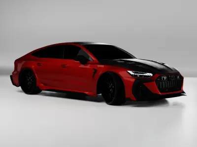 Audi RS7 Keyvani 3D model