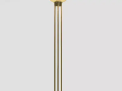 Jean Perzel Luxury Floor lamp 34 Low-poly 3D model