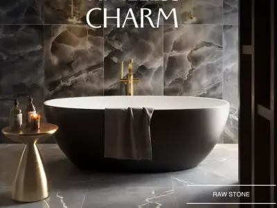 Luxury Onyx Spa Bathroom Photorealistic Interior Scene 3D model