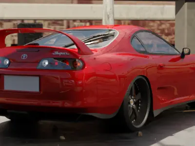 Toyota Supra mk4 3D model
