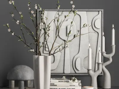 Decorative set049 3D model