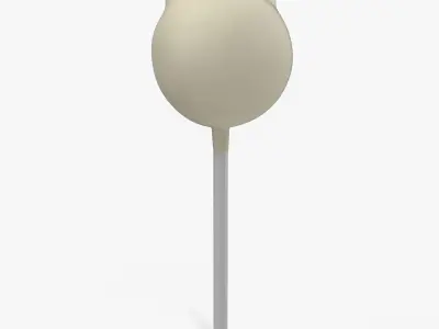 Cake Pop Bear Low-poly 3D model