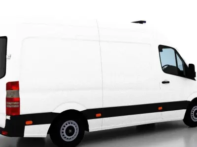 Mercedes Benz Sprinter L2H2 2015 Ambulance UK 3D model