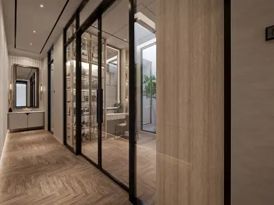 Bedroom - Modern Style Blender - Fbx - Obj 3D model