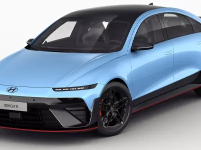 Hyundai Ioniq 6 N 2026 3D model