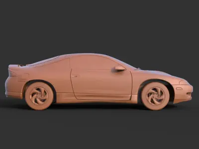 Mitsubishi Eclipse GSX 3D print model