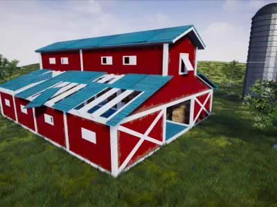 Farm Pack-2 Low-poly 3D model