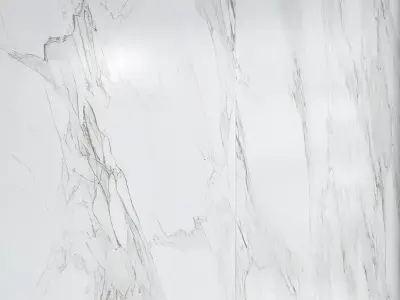 Decorative wall with fireplace set 20 3D model