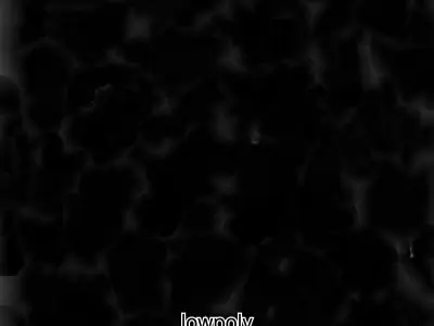 Realistic Lion 3D Model with Detailed Mane Low-poly 3D model