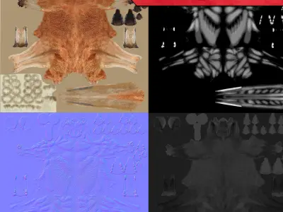 Kangaroo Animated 3D model