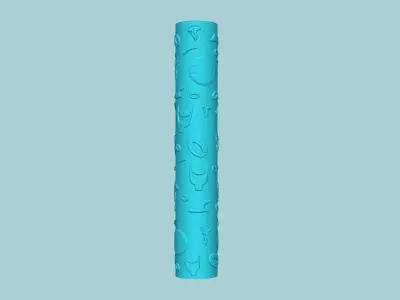 Texture Roll 74 LOTR Positive - Fondant Decoration Maker 3D print model