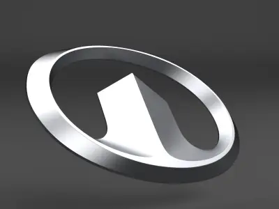 GreatWall Logo 3D model