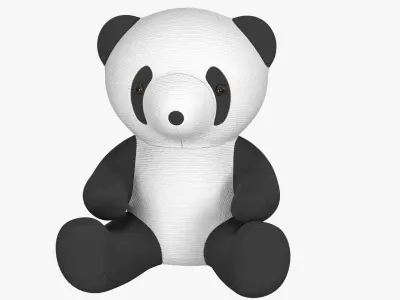 Stuffed Animal Panda 3D model