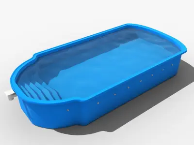 Orlik swimming pool 3D model