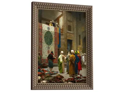 Arabic Frame Picture Eastern picture 3D model