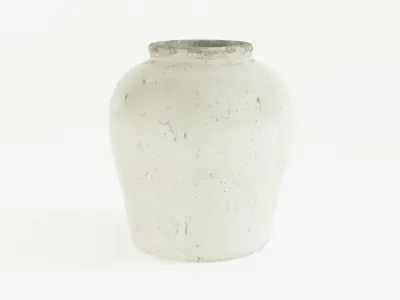 Exquisite Ceramic Vase - Premium 3D Model for Interior Elegance 3D model