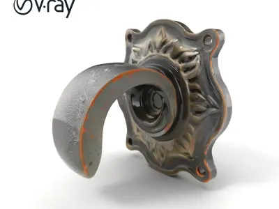 Antique Iron Patina Handle model pack Texture