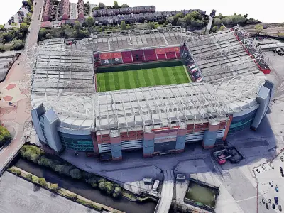 Old Trafford Stadium - Manchester United Low-poly 3D model