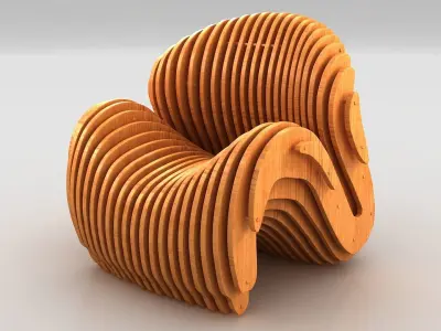 Parametric Chair  05 3D model