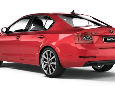 Skoda Octavia A7 2013 3D model