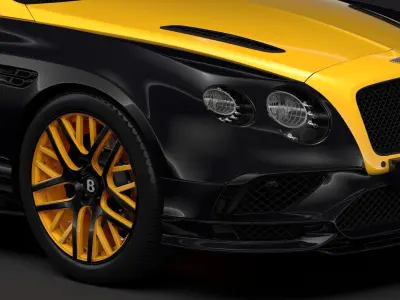 Bentley Continental GT Continental 24 2017 3D model