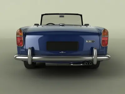 Triumph TR5 3D model