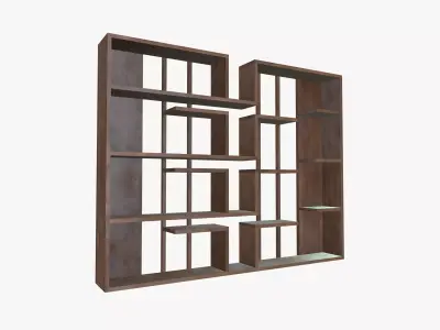 Bookshelf 3D model
