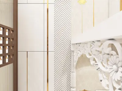 Temple 10 Low-poly 3D model