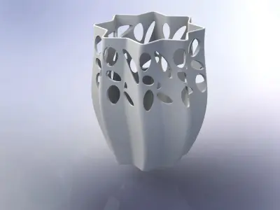 Stylized vase for 3D Printing Free 3D print model