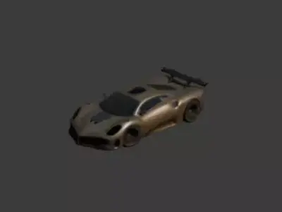 Fast car 3D model