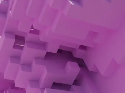 Geometric blocks V7 3D model