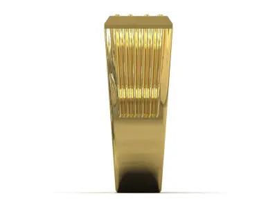 Mens luxury Gold stl 3dm Ring Model mr0293 3D print model