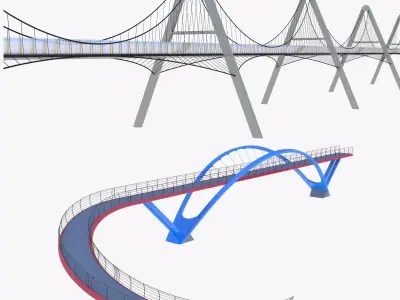 Pedestrian bridges collection 2023