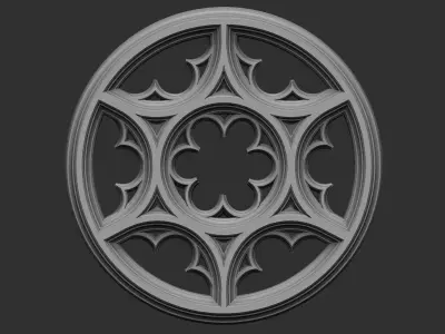 Gothic Tracery 3D print model