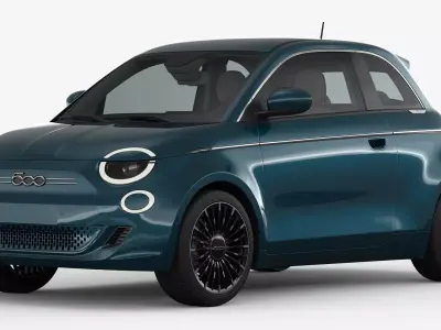 Fiat 500 2021 3D model