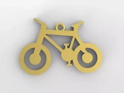 bicycle charm Free 3D print model