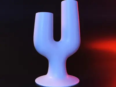 Vase cuctus stl 3D print model