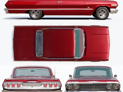 Chevrolet Impala 1962 3D model