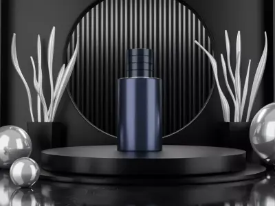 Scene for products 3D model