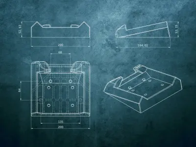 Playseat - Fanatec DD Pro Adapter 3D print model