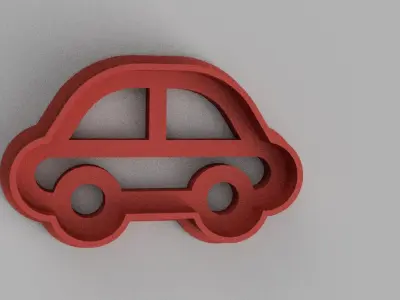 SET 5 COOKIE CUTTER 3D print model car wheel 3D print model